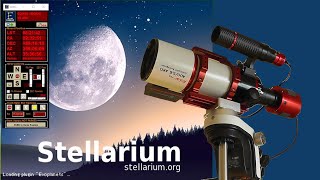 Operate AZGTi Connected via USB with Stellarium [upl. by Elbys]