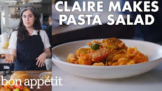 Claire Makes Pasta Salad with Romesco  From the Test Kitchen  Bon Appétit [upl. by Dukey]