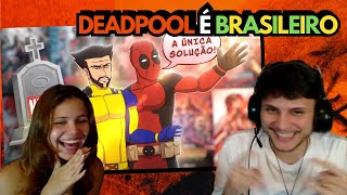 DEADPOOL EXPLICA COMO VAI SALVAR A MARVEL  Voice Makers  react casal [upl. by Leffert913]