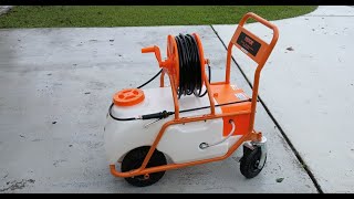 Vevor  Part 2 – Vevor Cart Sprayers Initial Setup Testing and Operation [upl. by Frolick314]