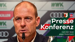 Pressekonferenz nach Heidenheim  Schmidt und Thorup [upl. by Veronike]