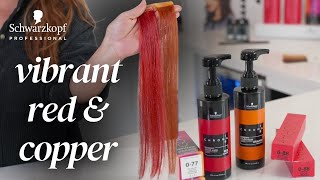 Cozy Copper amp Red Hair Color by Josievilay  Schwarzkopf Professional USA [upl. by Agler84]