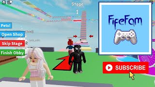 Full Cotton Obby Walkthrough on ROBLOX  All Stages Completed roblox obby walkthrough [upl. by Patnode]