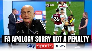 💯💯 PREMIER LEAGUE APOLOGIZES AFTER SHOCKING VAR ERROR IN WEST HAMS 21 WIN OVER MANCHESTER UNITED💯💯 [upl. by Hayarahs687]