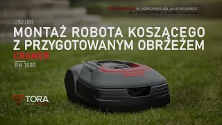 Montaż robota koszącego  przygotowanie trawnika [upl. by Brosine54]