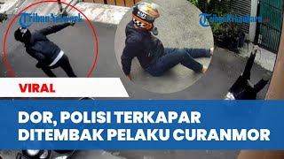 DETIKDETIK Polisi Ditembak Pelaku Curanmor Saat Gagalkan Aksi Pencurian Motor di Cengkareng [upl. by Carolan134]