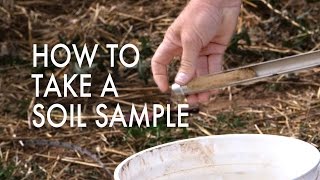 How to Take a Soil Sample [upl. by Nylesoj377]