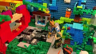 a fight in another world  STOP MOTION LEGO MOVIE [upl. by Isbella148]