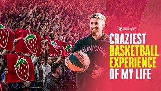 Inside the CRAZIEST BASKETBALL EXPERIENCE  Partizan  Crvena Zvezda ETERNAL DERBY VLOG [upl. by Iives]