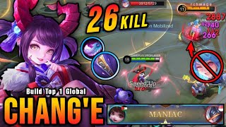 100 IMMORTAL 26 Kills Change Golden Staff Build Almost SAVAGE  Build Top 1 Global Change  MLBB [upl. by Luise]