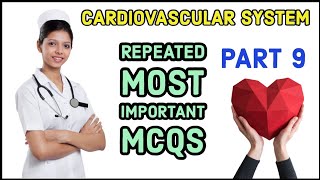 RRB 2024 Staff Nurse Exam Questions and answers part 9 Cardiovascular system [upl. by Elyrpa]