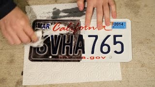 Removing Veil G5 from a license plate [upl. by Nolan]