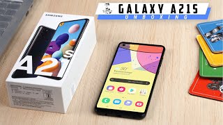 Samsung Galaxy A21s Unboxing 8nm Exynos 850 Infinity O Quad Cameras [upl. by Dnana]