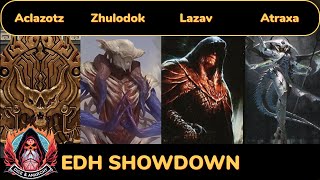 WHOS THE MOST TOXIC Aclazotz VS Zhulodok VS Lazav VS Atraxa [upl. by Corbin]