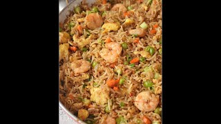 Shrimp Fried Rice Done Right Garlic Approved [upl. by Hairim429]