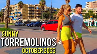 TORREMOLINOS 🇪🇦 PLAYAMAR October 2023 Costa del Sol Málaga Andalucía Walking Tour 4K [upl. by Center]