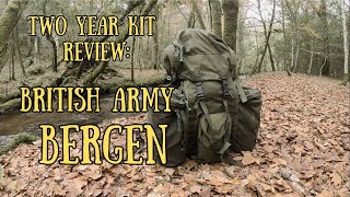 Two Year Kit Reviews  The British Army PLCE Bergen [upl. by Tlok]