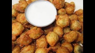 FRIED OKRA in 3 minutes  Learn how to FRY OKRA Recipe Demonstation [upl. by Aihsi498]