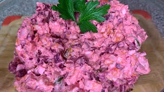 THE SIMPLEST HAITIAN POTATO SALAD SALADE RUSSE HOW TO MAKE BEET SALAD [upl. by Einnaf860]