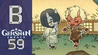 Genshin Impact  Episode 59 Crimson Oni and Blue [upl. by Leasi]