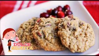 Receta Galletas avena con arandanos Sin Gluten [upl. by Tillio]