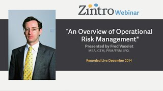 quotAn Overview of Operational Risk Managementquot [upl. by Hiasi]