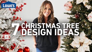 7 Christmas Tree Design Ideas  How to Decorate a Christmas Tree [upl. by Sherburn]