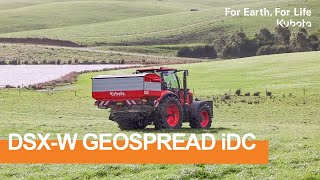 Rozsiewacze dyskowe Kubota DSXW GEOSPREAD iDC  Kubota 2024 [upl. by Dammahum]