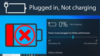 Fix Laptop Battery Not Charging  Plugged in Not Charging Windows 1011  Laptop Battery issue [upl. by Wistrup814]