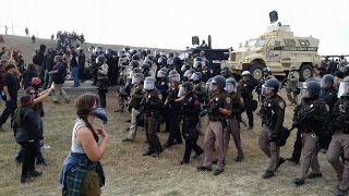 Police Attack NoDAPL Protesters At Standing Rock [upl. by Dierolf]