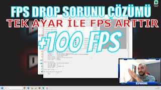 Tek Bir Ayarla FPS Arttır MSİın Uygulaması FPS DROPA SON [upl. by Atidnan814]