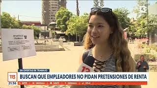 Buscan que empleadores no pidan pretensiones de renta en ofertas de trabajo [upl. by Lucinda]