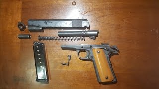 Rock Island M1911  How to DisassembleReassemble for cleaning [upl. by Enylrac]