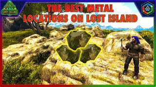 The Best Metal Locations on Lost Island  Tons of Easy Safe Lost Island Metal Spawns [upl. by Hopkins]