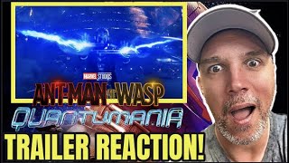 ANTMAN AND THE WASP QUANTUMANIA Reaction  New Trailer  MCU [upl. by Harty817]