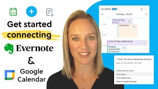 Get started connecting Evernote and Google Calendar [upl. by Aekerly236]