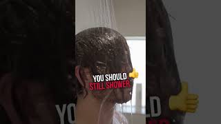 DONT Use Shampoo On Your Hair Everyday  do this instead Shorts [upl. by Lienad]