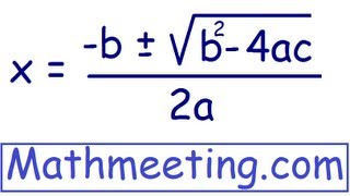 Solve Quadratic Equations using Quadratic Formula [upl. by Ssac]