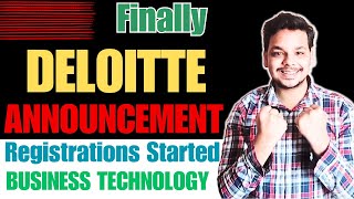 Finally Deloitte BTA Hiring Announced  Deloitte Hiring 2024  Fresher Jobs  OFF Campus Drive [upl. by Ariay]