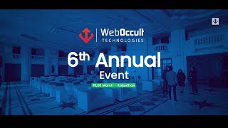 WebOccult Technologies  6th Anniversary amp Annual Day Celebration Event [upl. by Akeihsal]