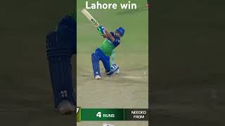 6 BOL 10 runz Lahore vs Multan final match Lahore win 1runz [upl. by Hodgkinson1]