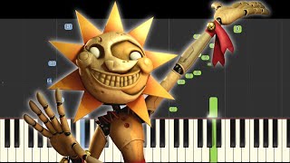 FNAF Security Breach  Superstar Daycare  Piano Tutorial [upl. by Yttik]