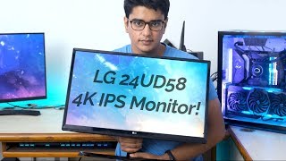 LG 24UD58 Review Best Budget 4K IPS Monitor [upl. by Eillib374]