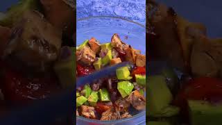 Omega Boost AvocadoSalmon Crunch  Candida Recipes candida candidadiet [upl. by Hafital373]