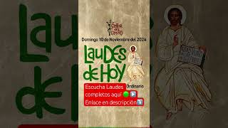 👇ORACIÓN DE LAUDES de hoy 10 de noviembre laudes laudesdehoy cantordelcamino liturgiadelashoras [upl. by Ailalue135]