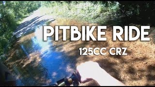 Ride on Dirt Bike  Pit Bike  Speed CRZ 125cc [upl. by Nirac634]