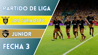 LOS CULIAOS FC vs JUNIOR 12  Liga Aweonaso qlo Fecha 3 [upl. by Ennovyhc]