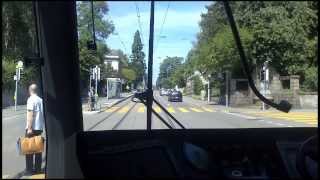 VBZ ZÜRICH TRAM  Linie 9 Heuried  Hirzenbach [upl. by Anelagna]