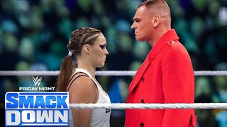 Ronda Rousey vs Gunther  FULL MATCH  WWE April 10 2024 [upl. by Rudwik616]