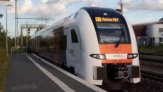 National Express RRX Siemens Desiro HC ride between Langerwehe and Eschweiler Hbf in Germany [upl. by Linetta675]